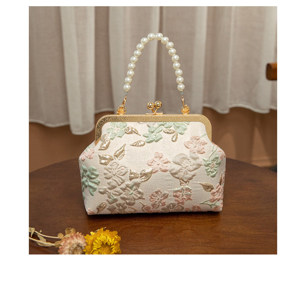 Ielgy Ladies Retro Temperament All-Match One-Shoulder Portable Cross-Body Ancient