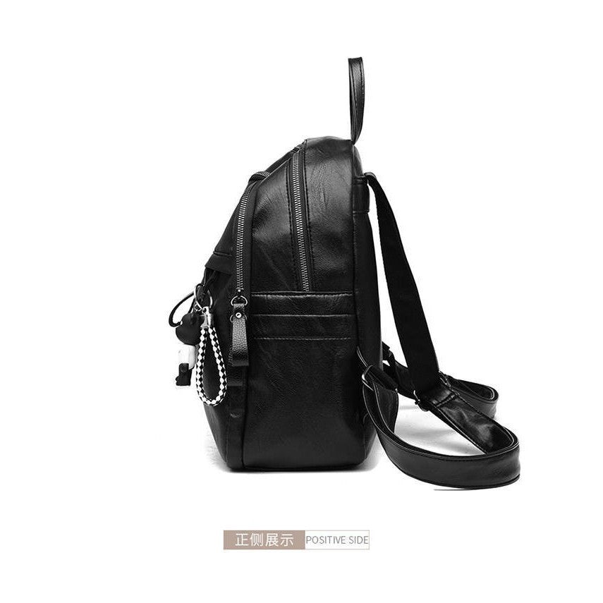 Ielgy Korean Version Fashion Backpack Fashion Preppy Style Large Capacity Student Backpack
