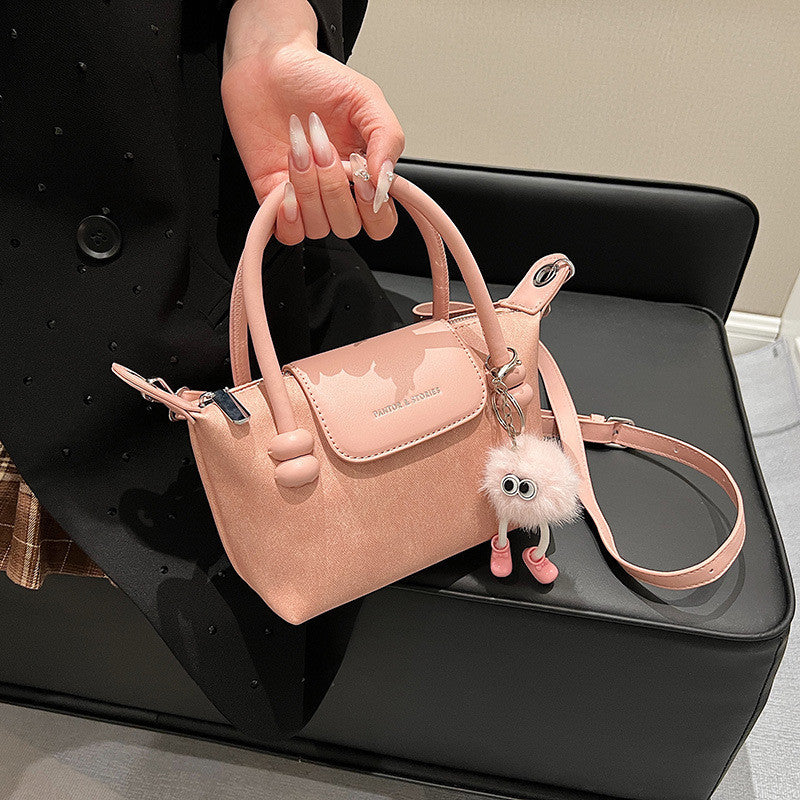 Ielgy Korean Version Fashion One-Shoulder Portable Dumpling Bag High-End Feeling All-Match Cross-Body
