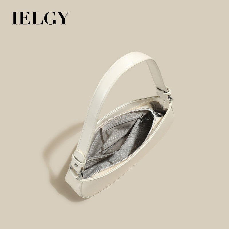 Ielgy Fashion Ladies Portable One-Shoulder Underarm Bag All-Match Cross-Body Bag Dumpling Bag