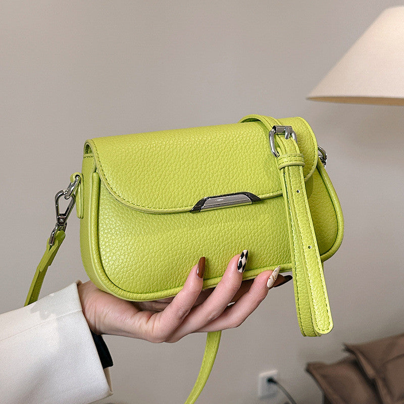 Ielgy Ladies Bag High-End Fashionable All-Match One-Shoulder Cross-Body Small Square