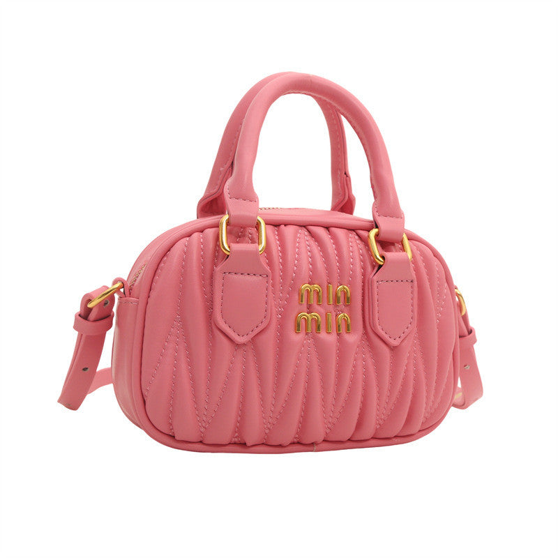 Ielgy Western Style Embroidered Thread Pillow Bag Korean Version Trendy One-Shoulder Messenger Portable Fashion Fema
