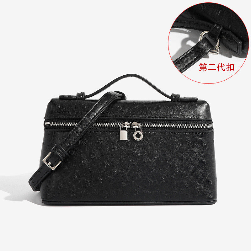 Ielgy Ladies Lunch Box Bag Shoulder Crossbody Portable Cosmetic Bag