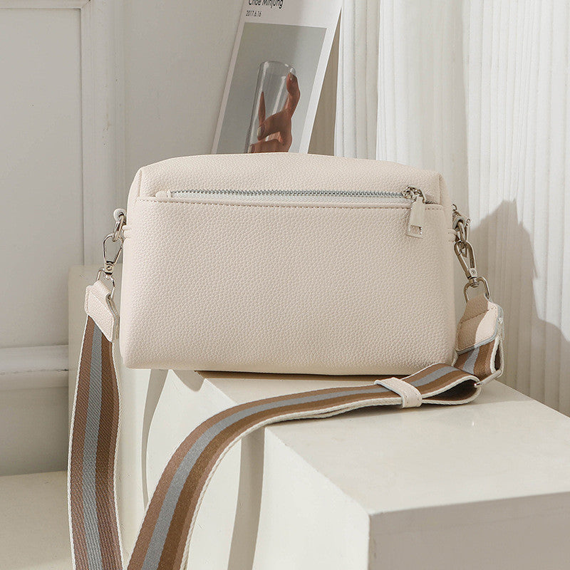 Ielgy Large-Capacity Cross-Body Ladies One-Shoulder Small Square