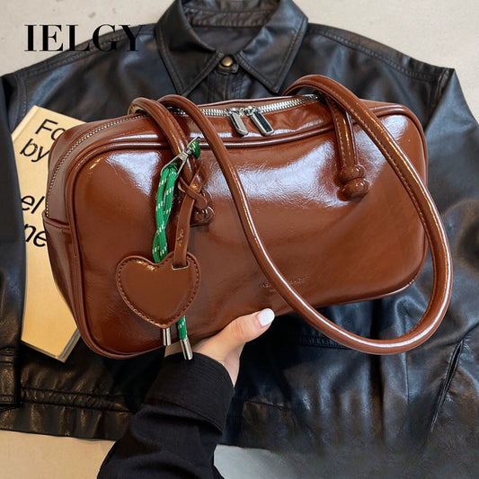 Ielgy Trendy Underarm Bag Fashion Simple Pillow Bag Trendy All-Match Casual Shoulder Bag