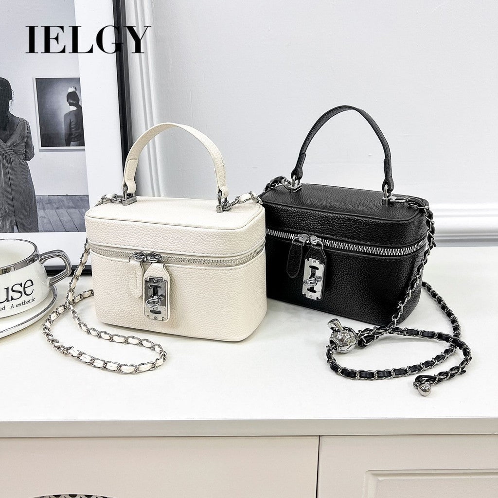 Ielgy High-End Texture Mini Chain Fashion Female Bag Handbag Simple All-Match Shoulder Bag