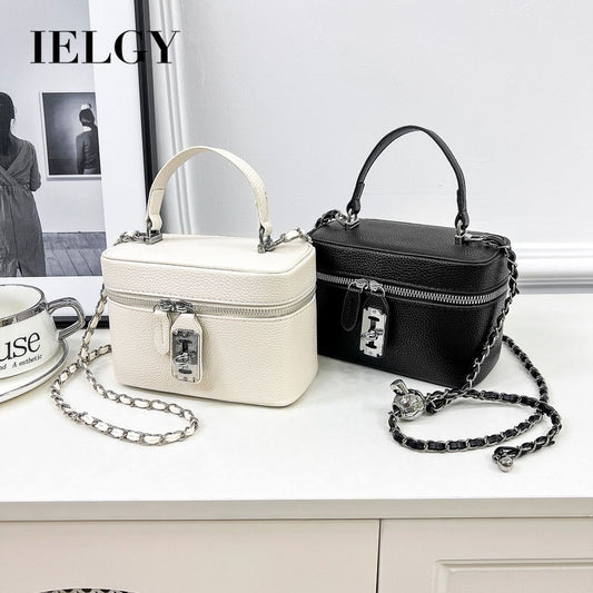 Ielgy High-End Texture Mini Chain Fashion Female Bag Handbag Simple All-Match Shoulder Bag