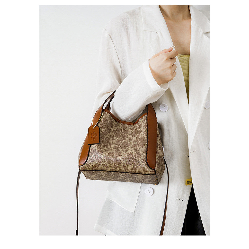 Ielgy Fashion Female Bag All-Match Casual Shoulder Handbag Retro Crossbody