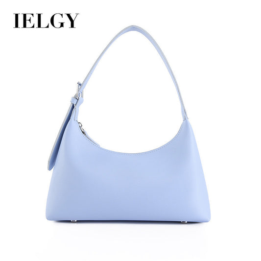 Ielgy French Texture Underarm Bag High-End Niche Shoulder Handbag All-Match Simple