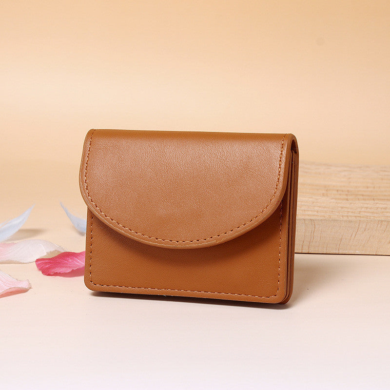 Ielgy Dopamine Color Matching Korean Card Holder Solid Color Simple Bag Multifunctional Large Capacity Wallet