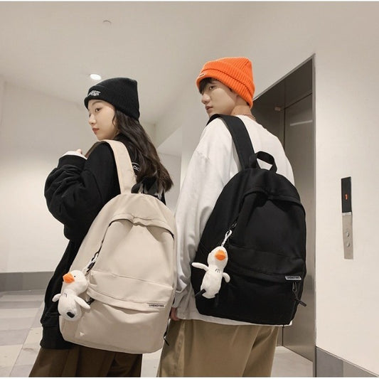 Ielgy Backpack Simple Large Capacity Travel Backpack Casual Japanese Student School Bag