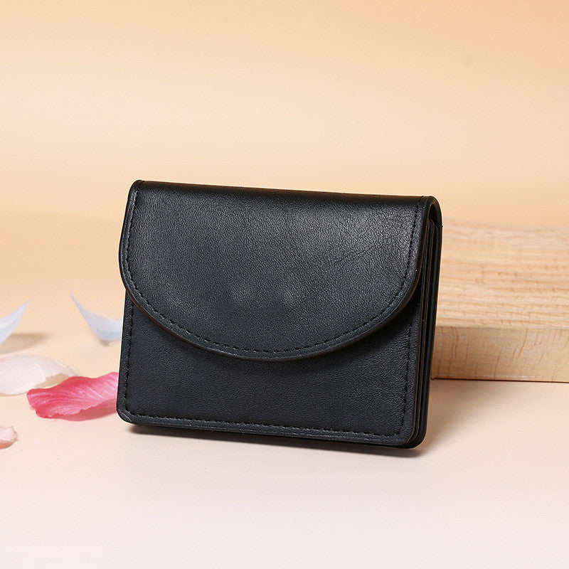 Ielgy Dopamine Color Matching Korean Card Holder Solid Color Simple Bag Multifunctional Large Capacity Wallet
