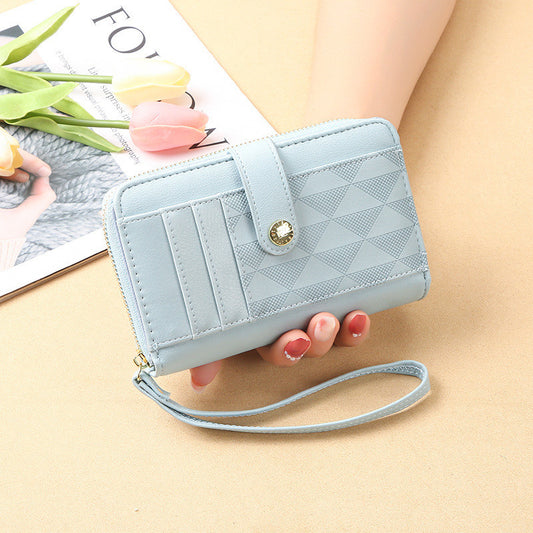 Ielgy Korean Ladies Wallet Short Wallet Wallet Large Capacity Change Clutch