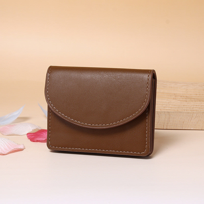 Ielgy Dopamine Color Matching Korean Card Holder Solid Color Simple Bag Multifunctional Large Capacity Wallet