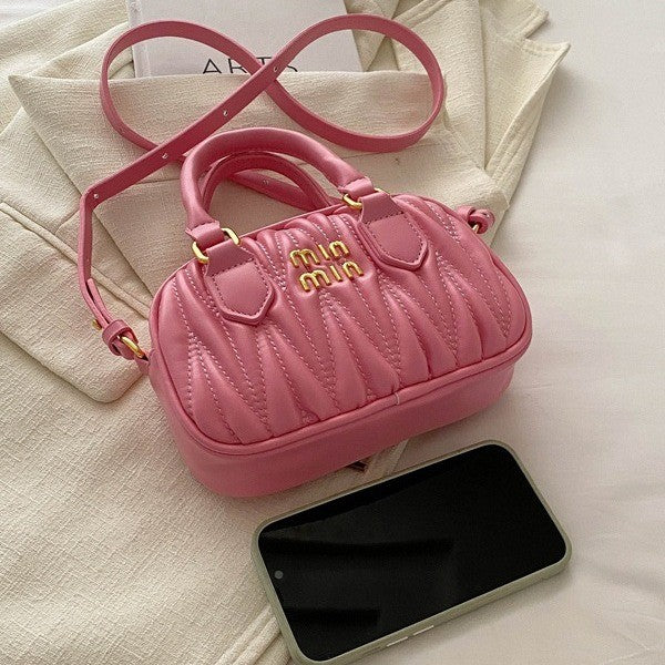 Ielgy Western Style Embroidered Thread Pillow Bag Korean Version Trendy One-Shoulder Messenger Portable Fashion Fema
