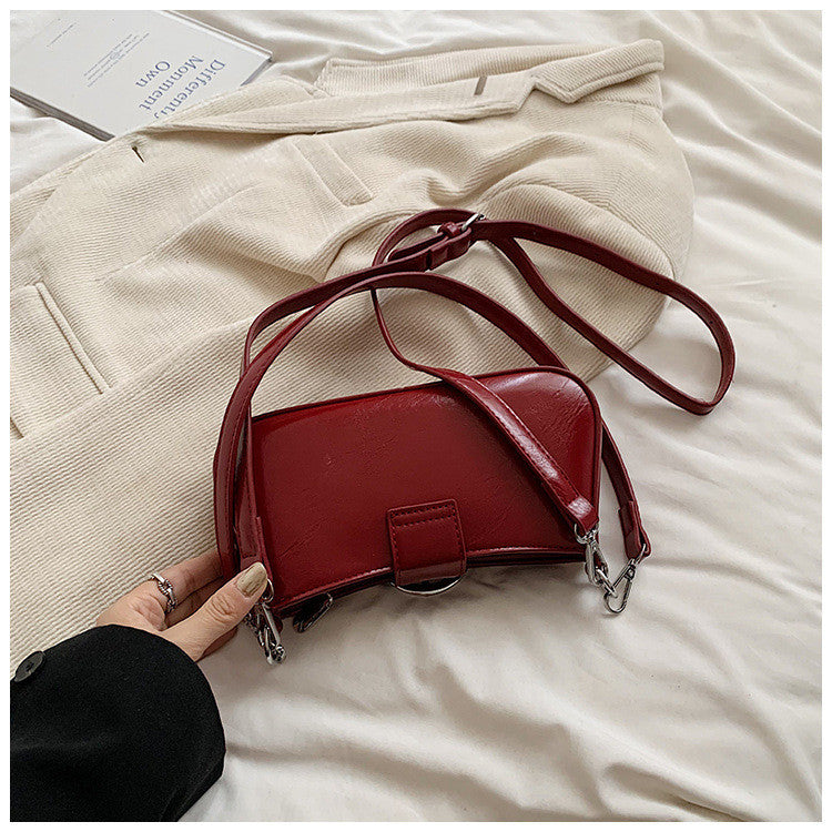 Ielgy Red Underarm Bag Female Large-Capacity Fashion One-Shoulder Cross-Body Small Square Bag