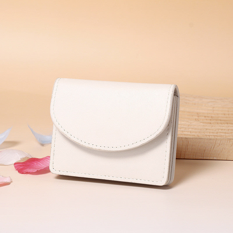 Ielgy Dopamine Color Matching Korean Card Holder Solid Color Simple Bag Multifunctional Large Capacity Wallet
