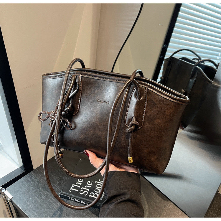 Ielgy Fashion Shoulder Bag Large Capacity Commuter Tote Bag