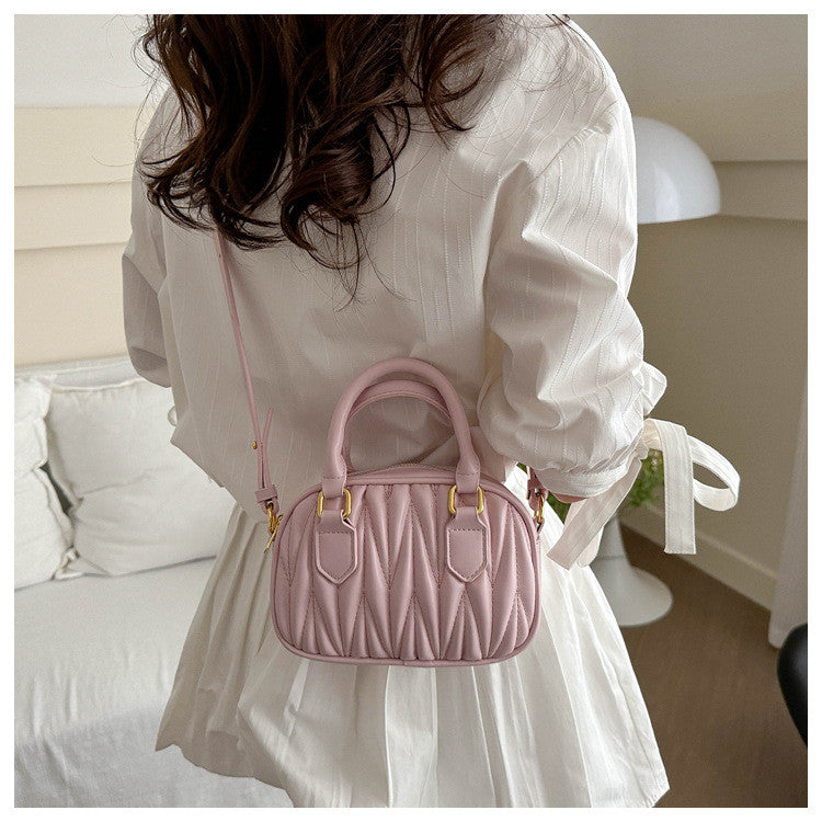 Ielgy Western Style Embroidered Thread Pillow Bag Korean Version Trendy One-Shoulder Messenger Portable Fashion Fema