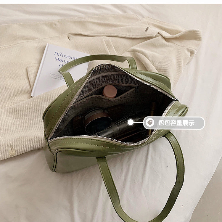 Ielgy High-End Commuter Large-Capacity Bag Fashionable All-Match One-Shoulder Portable Briefcase