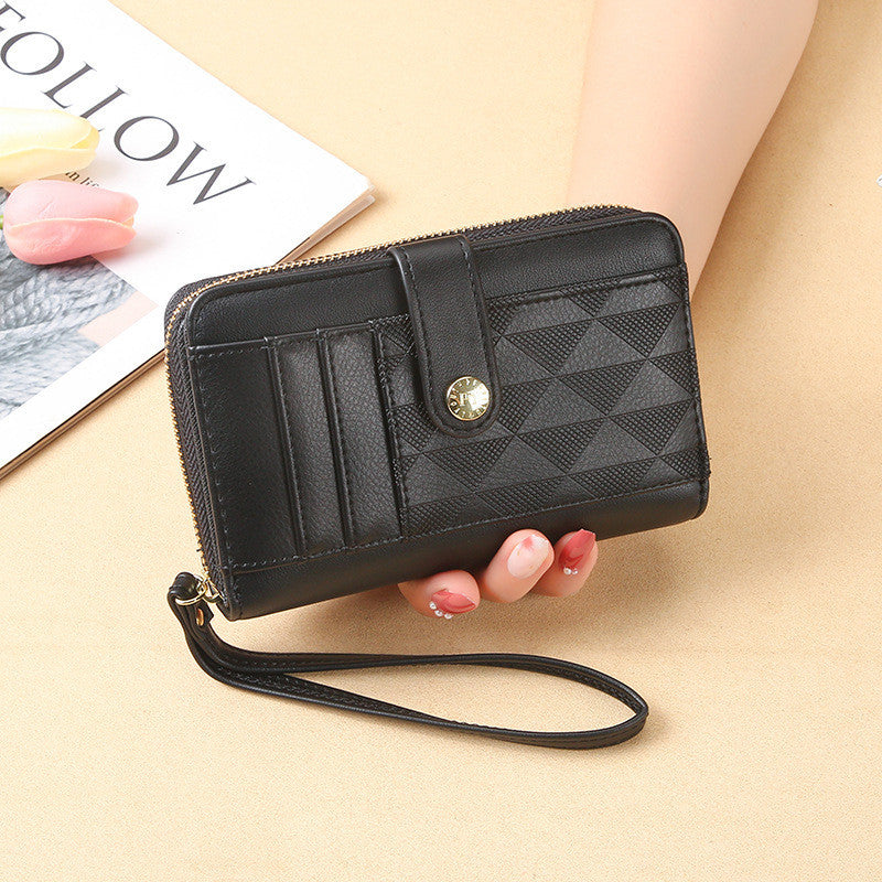 Ielgy Korean Ladies Wallet Short Wallet Wallet Large Capacity Change Clutch
