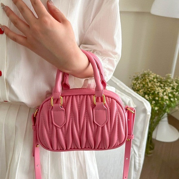 Ielgy Western Style Embroidered Thread Pillow Bag Korean Version Trendy One-Shoulder Messenger Portable Fashion Fema