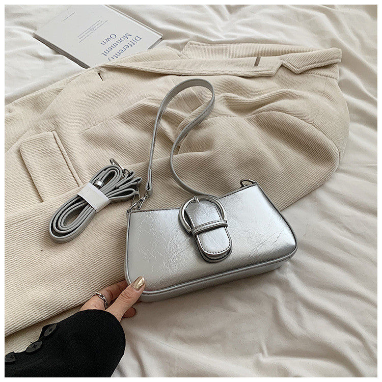 Ielgy Red Underarm Bag Female Large-Capacity Fashion One-Shoulder Cross-Body Small Square Bag
