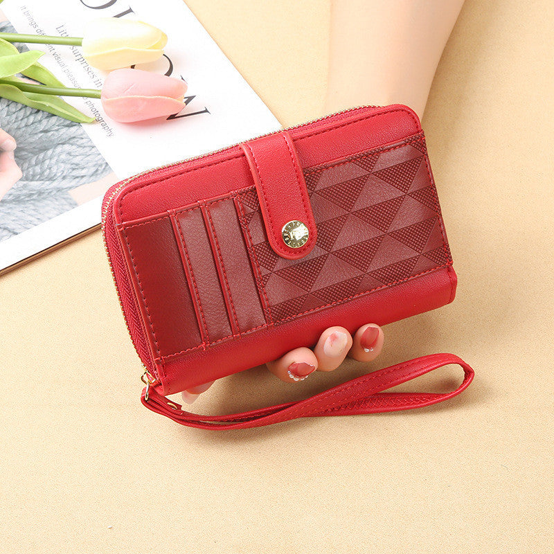 Ielgy Korean Ladies Wallet Short Wallet Wallet Large Capacity Change Clutch