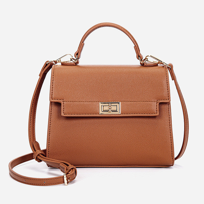 Ielgy Fashion Handbag High-End Texture Mini Palm Pattern Chain Casual All-Match Cross-Body Bag