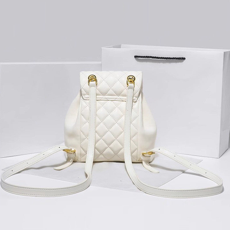 Ielgy Diamond Backpack Chain High-End Diamond Korean Version Casual Style Backpack
