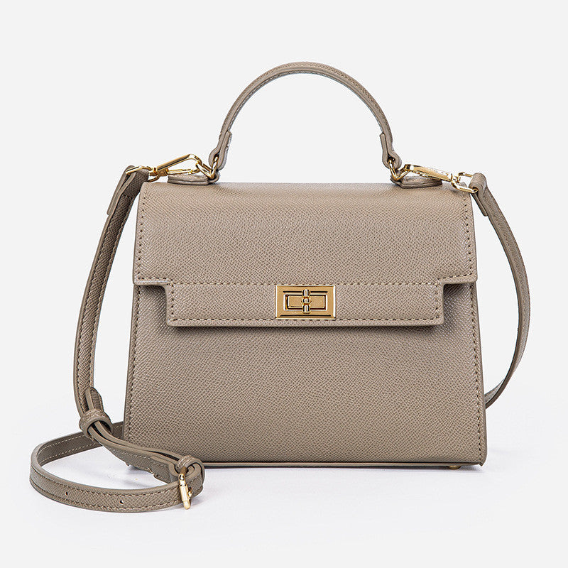 Ielgy Fashion Handbag High-End Texture Mini Palm Pattern Chain Casual All-Match Cross-Body Bag