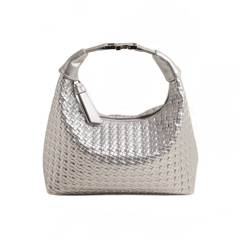 Ielgy Hand-Carry Fashion Pea Bag Simple Casual All-Match One-Shoulder High-End Cross-Body Female Bag