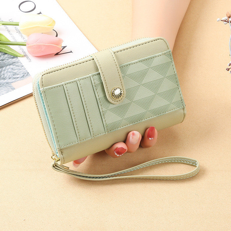 Ielgy Korean Ladies Wallet Short Wallet Wallet Large Capacity Change Clutch