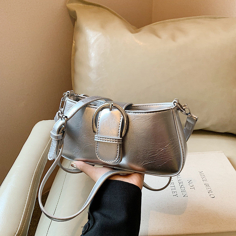 Ielgy Red Underarm Bag Female Large-Capacity Fashion One-Shoulder Cross-Body Small Square Bag