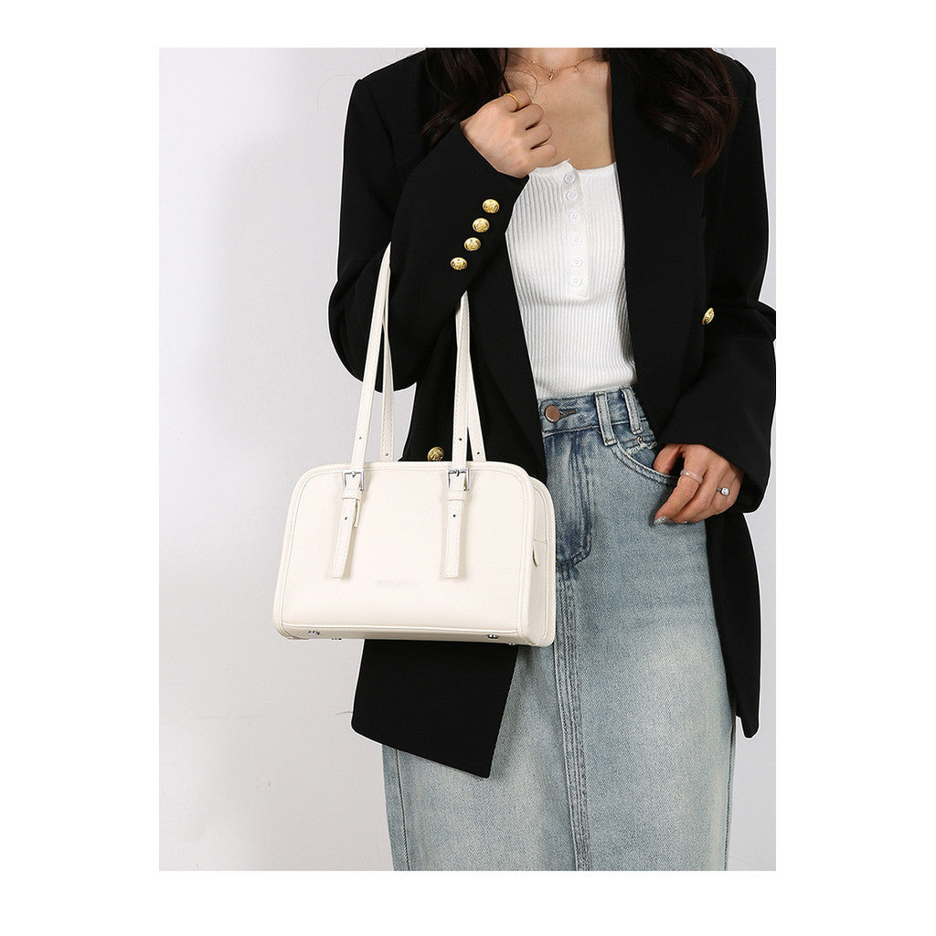 Ielgy Fashion Handbag Simple Niche Underarm Bag Shoulder