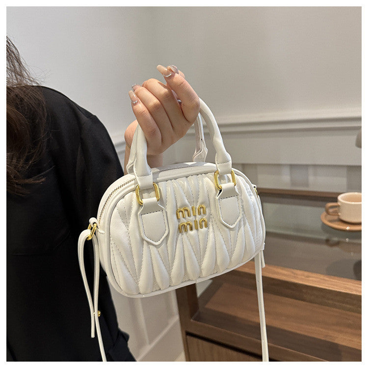 Ielgy Western Style Embroidered Thread Pillow Bag Korean Version Trendy One-Shoulder Messenger Portable Fashion Fema
