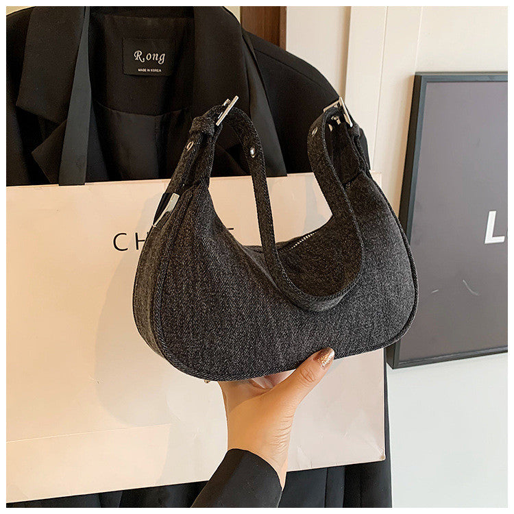 Ielgy High-End Niche Underarm Bag Diagonal All-Match Dumpling Bag Shoulder Handbag