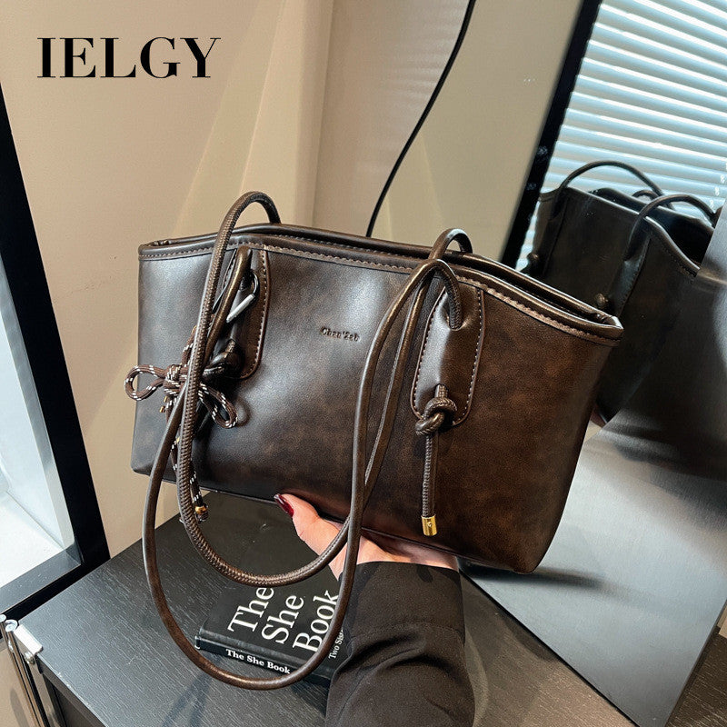 Ielgy Fashion Shoulder Bag Large Capacity Commuter Tote Bag