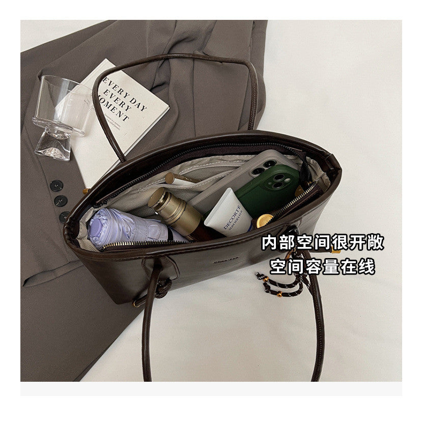 Ielgy Fashion Shoulder Bag Large Capacity Commuter Tote Bag