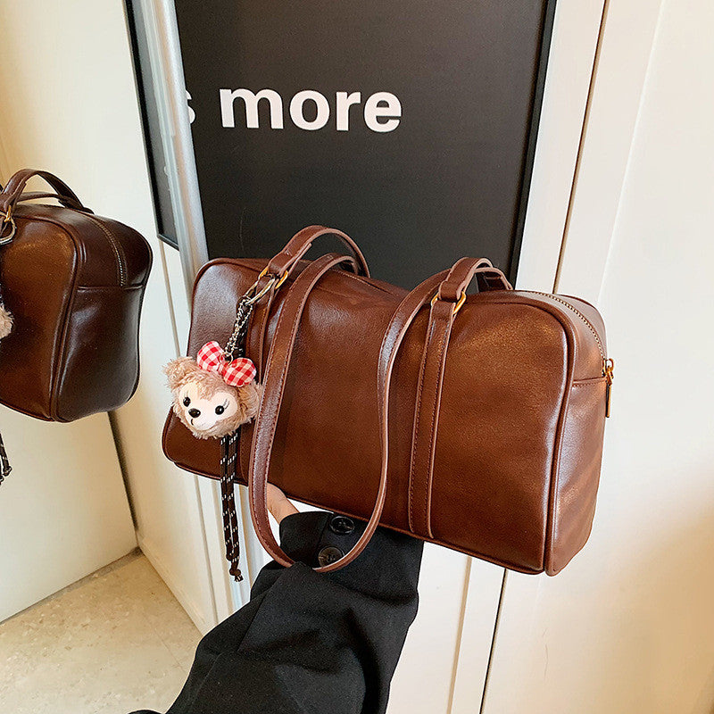 Ielgy High-End Retro Pillow Bag All-Match Tote Bag Large Capacity One-Shoulder Armpit Bag