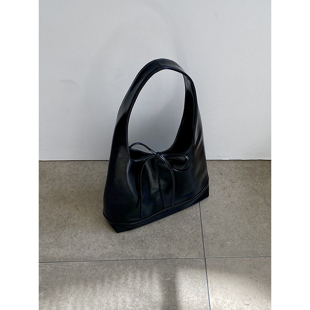 Ielgy Female Bag Korean Version Bow Large Capacity Tote Bag Portable Shoulder Bag