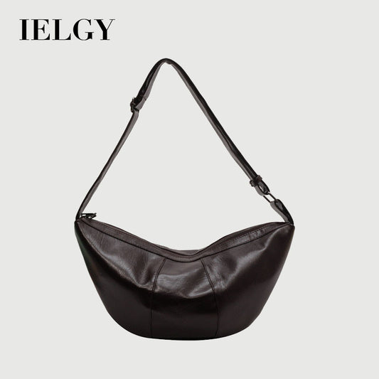 Ielgy Fashionable Large-Capacity Dumpling Bag All-Match Cool Shoulder Bag