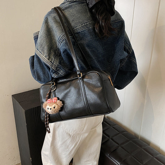 Ielgy High-End Retro Pillow Bag All-Match Tote Bag Large Capacity One-Shoulder Armpit Bag