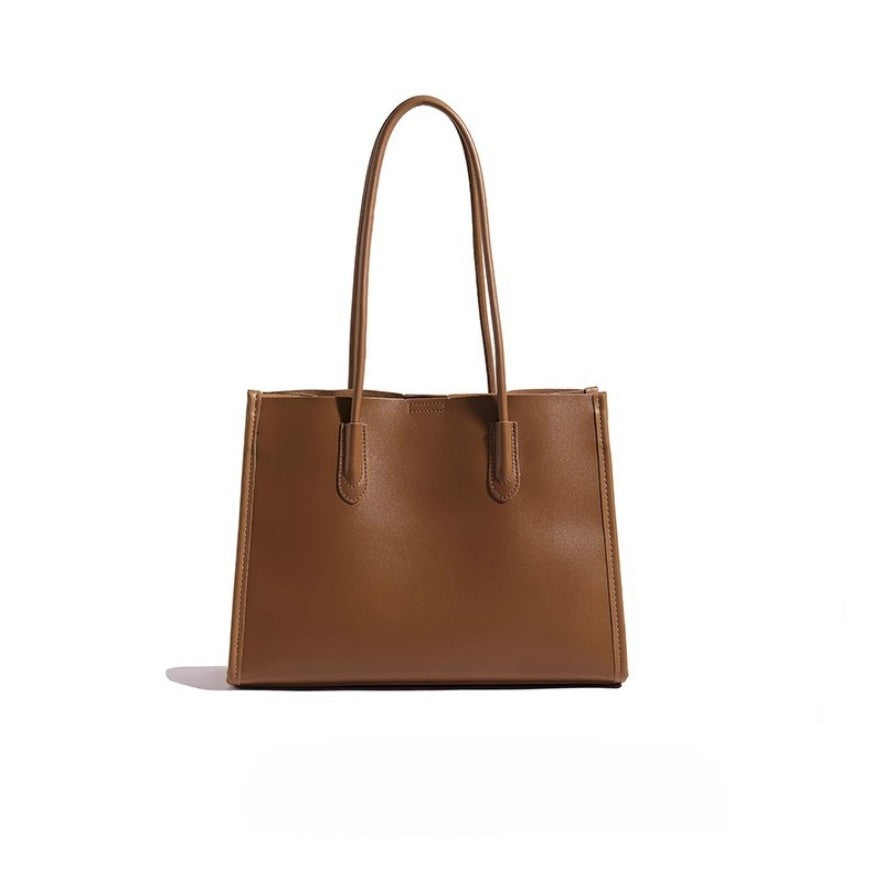 Ielgy Large Capacity Commuter Bag Retro Shoulder Tote Bag