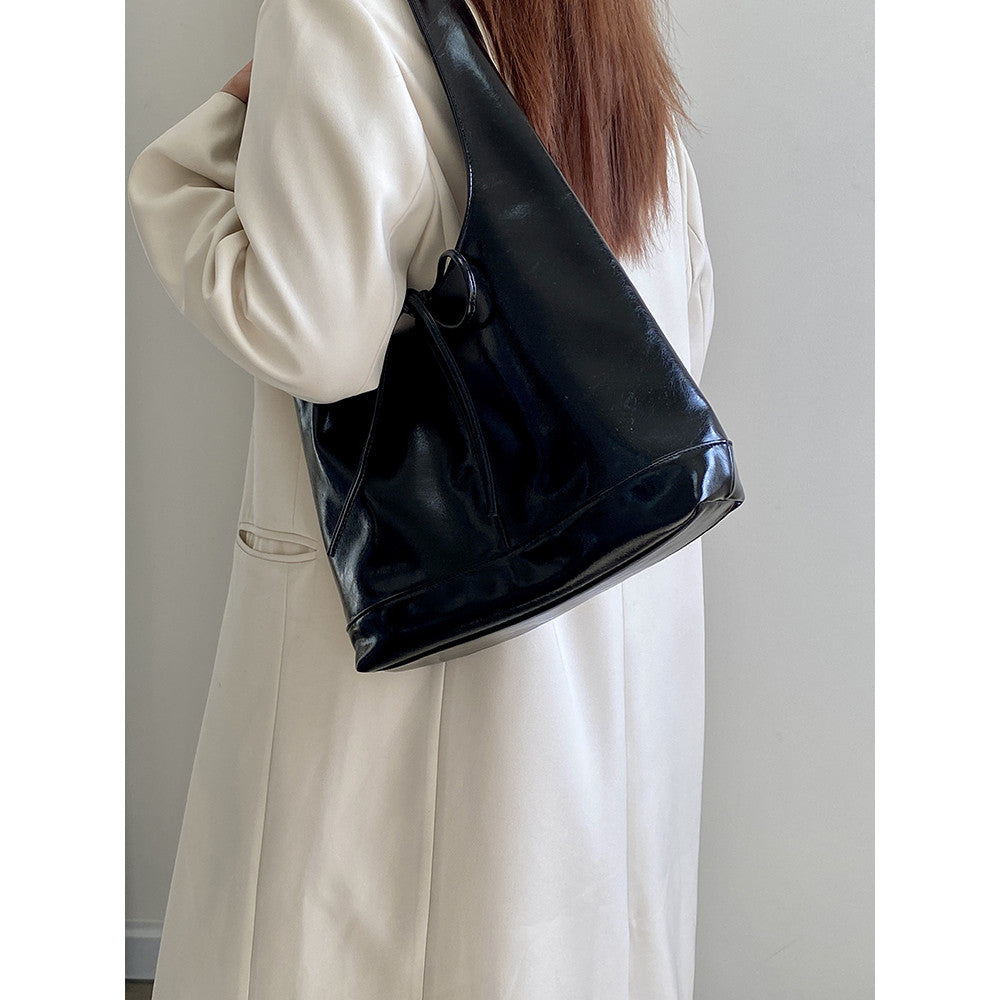 Ielgy Female Bag Korean Version Bow Large Capacity Tote Bag Portable Shoulder Bag