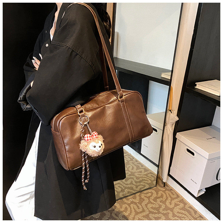 Ielgy High-End Retro Pillow Bag All-Match Tote Bag Large Capacity One-Shoulder Armpit Bag