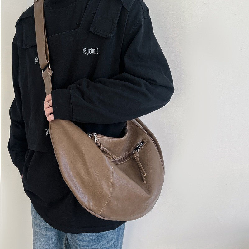 Ielgy Dumpling Bag Large Capacity Motorcycle Riding Bag Leisure