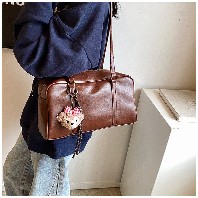 Ielgy High-End Retro Pillow Bag All-Match Tote Bag Large Capacity One-Shoulder Armpit Bag