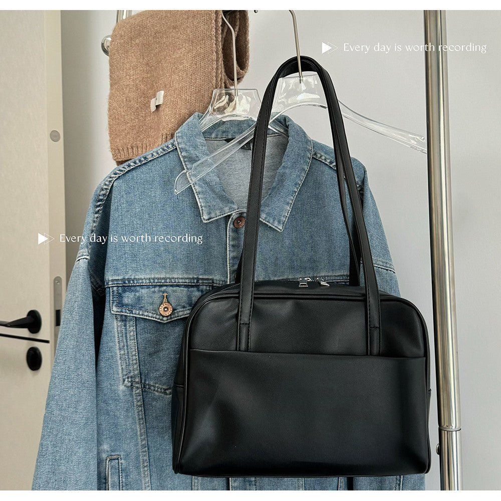 Ielgy Korean Version Large-Capacity One-Shoulder Ladies Retro Underarm Bag All-Match Large-Capacity Tote Bag