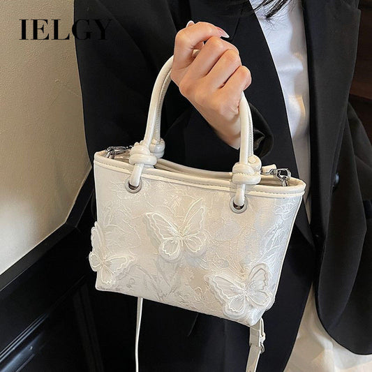 Ielgy Summer All-Match Messenger Bag Fashion Portable Bucket Bag